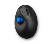 Myszki - Kensington Pro Fit Ergo Trackball TB450 czarno-niebieska - miniaturka - grafika 1
