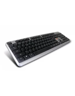 C-Tech KB-102 SLIM CZ/SK (KB-102-U-SL) czarno-srebrna - Klawiatury - miniaturka - grafika 2
