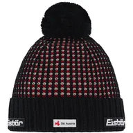 Czapki damskie - Czapka z wełną merino Flow OS Pompon MÜ RL SKA 943 czarny - miniaturka - grafika 1