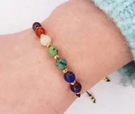 Bransoletki - Bransoletka 7 CZAKR - czakramy. Kamienie NATURALNE - pozytywna energia - miniaturka - grafika 1