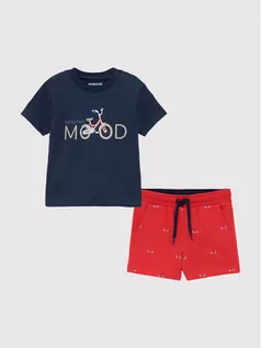 Odzież sportowa dziecięca - Mayoral Komplet T-Shirt i szorty sportowe 1673 Kolorowy Regular Fit - grafika 1