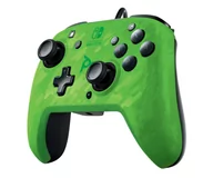 Kontrolery do Nintendo - PDP Delux+ Audio camo zielony (500-134-EU-CM03) - miniaturka - grafika 1