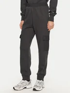 Spodnie sportowe damskie - Champion Spodnie dresowe 117499 Szary Regular Fit - miniaturka - grafika 1