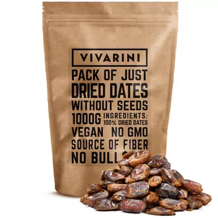 Vivarini – Daktyle bezpestkowe 1 kg - Przyprawy i zioła sypkie - miniaturka - grafika 1