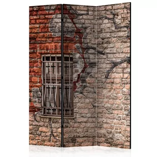 Parawan 3-częściowy - Break the Wall [Room Dividers] (rozmiar 135x172) - Parawany - miniaturka - grafika 1