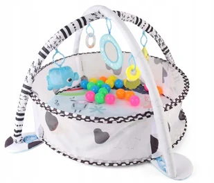 TinyMini JL626-2D Mata edukacyjna 2w1 Basen z Piłkami - Maty edukacyjne - miniaturka - grafika 1