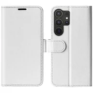 Portfele - Dreamsoule Dla Samsung Galaxy S25 Ultra Portfel Etui Crazy Horse Texture Stand Skórzany Pokrowiec na Telefon - Biały Wielobarwny White - miniaturka - grafika 1