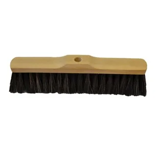 Zamiatacz L-350 mm, oprawa drewniana z gwintem włosie mieszane SINPO - Miotły, szufle, mopy - miniaturka - grafika 1