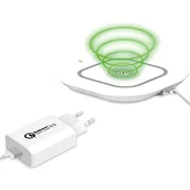 Baterie i akcesoria - CELLY CELLY ProPower Fast wireless charger kit WLKIT3IN1WH - miniaturka - grafika 1