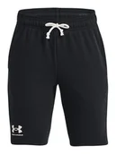 Spodenki damskie - Under Armour Szorty sportowe UA RIVAL TERRY SHORT 1377255 Czarny Regular Fit - miniaturka - grafika 1