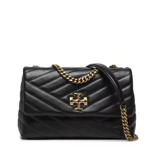 Torebki damskie - Torebka TORY BURCH - Kira Chevron Small Convertible Shoulder Bag 90452 Black 001 - grafika 1