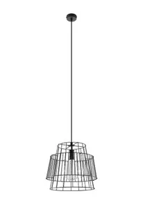 Sollux Lighting Gate lampa wisząca 1-punktowa czarna SL.0663 SL.0663 - Lampy sufitowe - miniaturka - grafika 1
