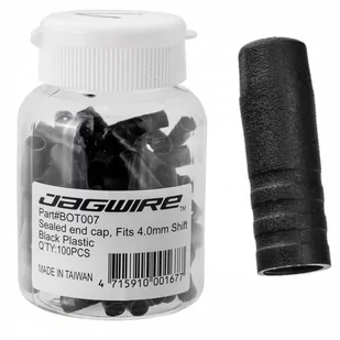 Jagwire, Końcówki pancerza przerzutki, 4 mm, 100 szt. - Części rowerowe - miniaturka - grafika 1