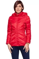 Kurtki damskie - Wrangler, Kurtka damska, Short Puffer Salsa Red W4124V5Wn, rozmiar S - miniaturka - grafika 1