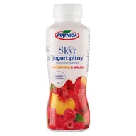 Kefiry, jogurty, maślanki - Piątnica Skyr jogurt pitny typu islandzkiego nektarynka & malina 330 ml - miniaturka - grafika 1