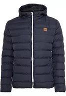 Kurtki męskie - Urban Classics Basic Bubble Jacket Kurtka Mężczyźni , granatowy/biały/granatowy , XL - miniaturka - grafika 1