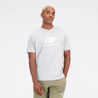 Koszulki męskie - Koszulka męska New Balance MT31541AG  szara - miniaturka - grafika 1