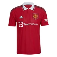 Koszulki męskie - adidas Męski T-shirt MuFC H JSY T-Shirt, real red, 2XL - miniaturka - grafika 1