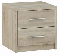 Szafki nocne - Szafka Nocna Stolik Nocny Bodo 2S Dąb Sonoma - miniaturka - grafika 1