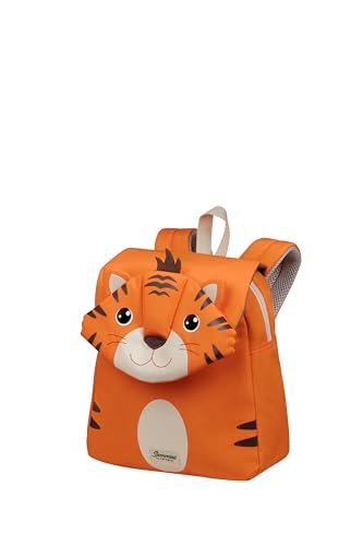 Samsonite Happy Sammies Eco - plecak dziecięcy S, 27,5 cm, 7,5 l, pomarańczowy (Tiger Toby), Pomarańczowy (Tiger Toby), Kinderrucksack 27.5 cm, plecaki dla dzieci