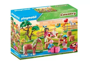 Playmobil Country 70997 Urodziny w stadninie kucyków, od 4 lat 70997 - Klocki - miniaturka - grafika 1