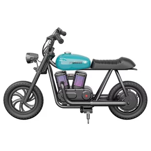 Motocykl elektryczny dla dzieci HYPER GOGO Pioneer 12 Plus, 21,9 V 5,2 Ah 160 W, opony 12'x3', 12 km - niebieski - Motocykle - miniaturka - grafika 2