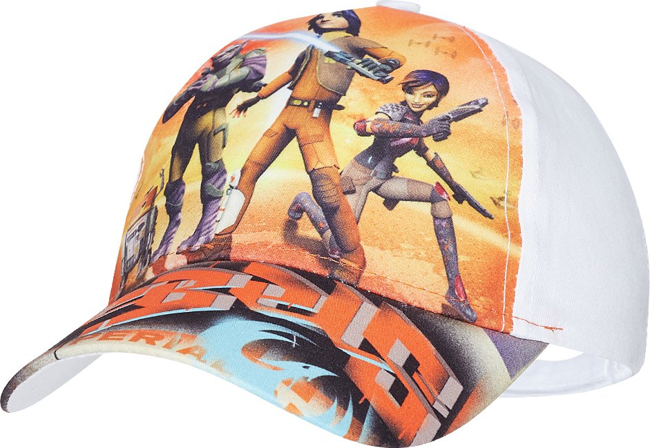 52|Czapka dziecięca Star Wars Rebels Disney EP4334-biała
