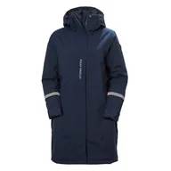 Płaszcze damskie - Damski Płaszcz ocieplany HELLY HANSEN W RWB INS TRANSITION 53637_597 – Granatowy - miniaturka - grafika 1