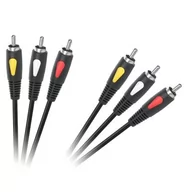 Kable - CABLETECH Kabel 3RCA-3RCA 1.8m Eco-Line LEC-KPO4002-1.8 - miniaturka - grafika 1