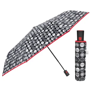Parasol damski Perletti Time Geometric automatyczny składany wzór koła - Parasole - miniaturka - grafika 1