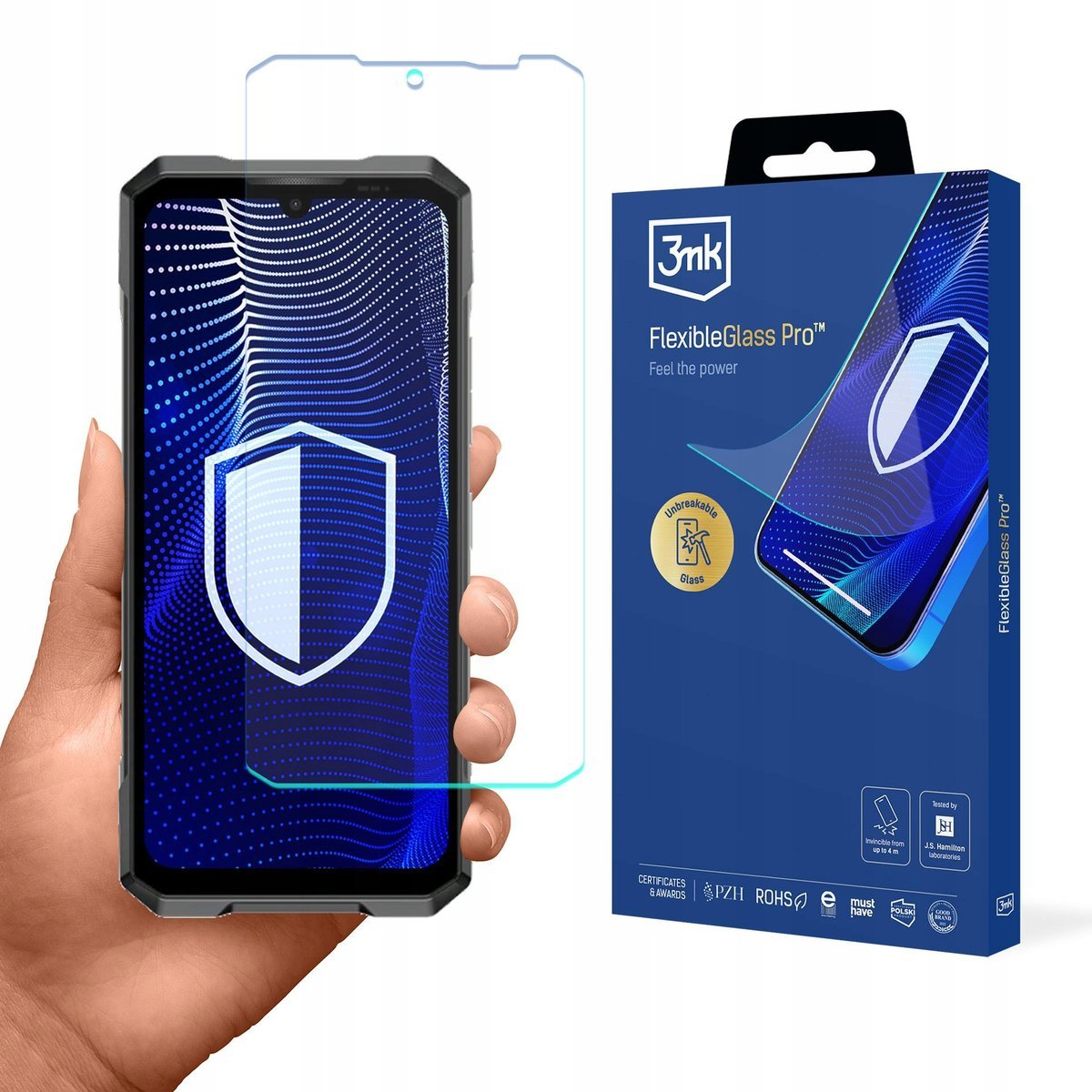 Szkło hybrydowe na ekran do Doogee Blade GT Ultra- 3mk FlexibleGlass Pro