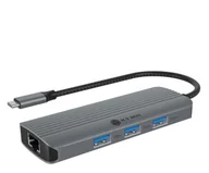 Stacje dokujące i replikatory portów - ICY BOX USB-C 6w1 - 1 monitor, PD 100, LAN - miniaturka - grafika 1