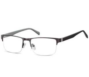 Żyłkowe oprawki korekcyjne zerówki okulary 601 czarne - Okulary korekcyjne, oprawki, szkła - miniaturka - grafika 1