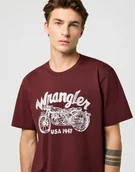 Koszulki i topy damskie - MESKA KOSZULKA WRANGLER AMERICANA TEE DECADENT CHOCOLATE 112371413 - Wrangler - miniaturka - grafika 1