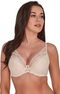 Biustonosze - Koronkowy biustonosz push-up beżowy Vika 1200, Kolor beżowy, Rozmiar 70A, Gaia - Primodo.com - miniaturka - grafika 1