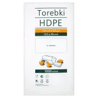 Pozostałe akcesoria kuchenne - Gastronomia TOREBKI SPOŻYWCZE 14X4X26 A1000 HDPE (ZZA175200) - miniaturka - grafika 1