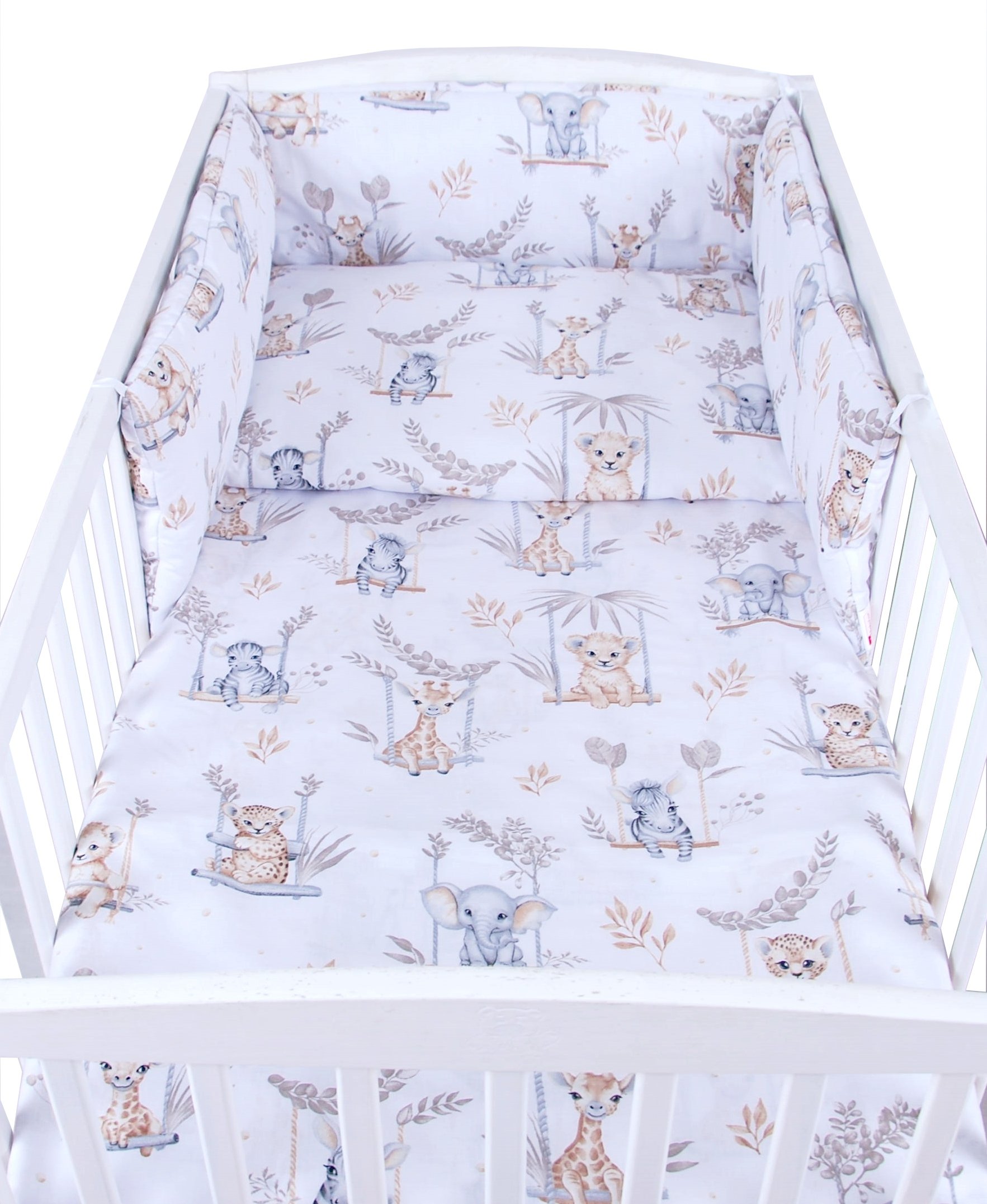 BabyLux Pościel Do Łóżeczka 120x60 Dziecięca Niemowlęca 120X90 cm 4EL N139