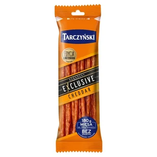 Tarczyński Kabanosy Exclusive o smaku Cheddar 90 g - Pasztet i przetwory mięsne - miniaturka - grafika 1
