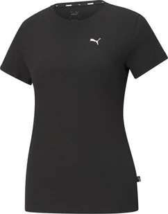 Puma Koszulka damska PUMAESS SMALL LOGO TEE PUMA BLACK-CAT L - Koszulki i topy damskie - miniaturka - grafika 1