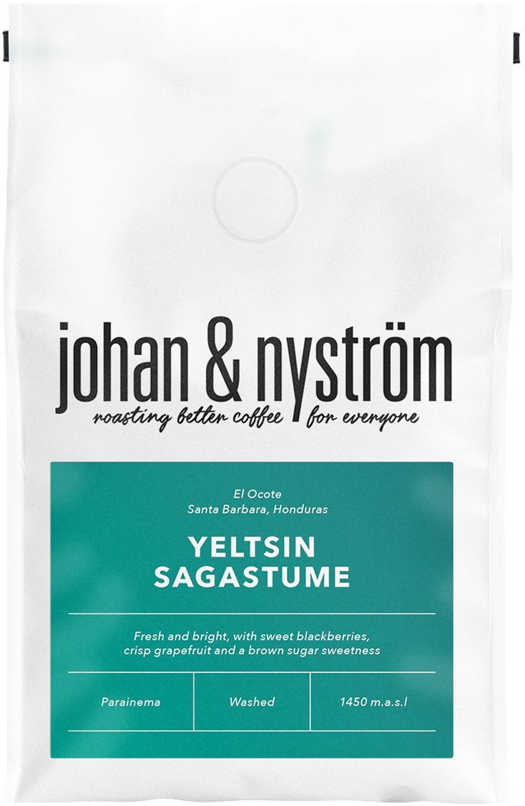 Kawa ziarnista Johan & Nyström kawa ziarnista Honduras Yeltsin Sagastume Parainema Filtr myty 250 g