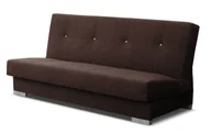 Sofy i kanapy - Ciemnobrązowa rozkładana wersalka dwuosobowa B6-W69 - miniaturka - grafika 1