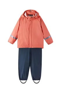 Kurtki i płaszcze dla dziewczynek - Reima kurtka i spodnie dziecięce kolor pomarańczowy - grafika 1