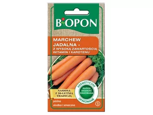 BIOPON Nasiona marchew jadalna witaminy karoten 1463 - Nasiona i cebule - miniaturka - grafika 1