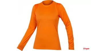 Koszulki rowerowe - Koszulka rowerowa Endura Women&acute;s SingleTrack L/S Jersey Orange Harvest - grafika 1