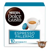 Kawa w kapsułkach i saszetkach - Kapsułki do ekspresu NESCAFE Dolce Gusto Espresso Palermo 16 szt - miniaturka - grafika 1