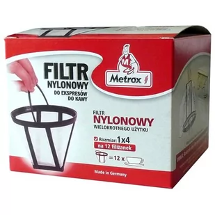 Metrox Filtr do kawy staly 1x4 Nylon - Akcesoria i części do ekspresów do kawy - miniaturka - grafika 1