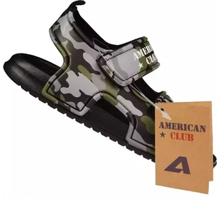 American Club Dziecięce klapki basenowe American Club CNH-102BL 30 - Buty dla dziewczynek - miniaturka - grafika 1