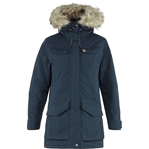 Fjallraven 86369-555 Nuuk Parka W kurtka damska, granatowa, rozmiar L
