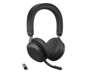 Słuchawki - Jabra Evolve 2 75 USB-A UC Czarne - miniaturka - grafika 1