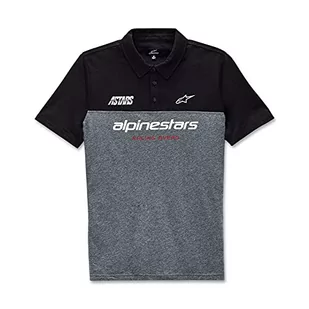 Alpinestars Męska koszulka polo Paddock Czarny/ciemny wrzosowy XXL 1213-41200 - Koszulki męskie - miniaturka - grafika 1